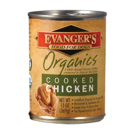 Evanger's Organic Cooked Chicken Обед для собак и щенков всех пород (с курицей) – интернет-магазин Ле’Муррр