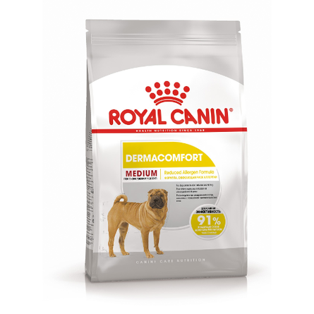 Royal Canin Medium Dermacomfort Сухой корм для взрослых собак средних пород с чувствительной кожей – интернет-магазин Ле’Муррр
