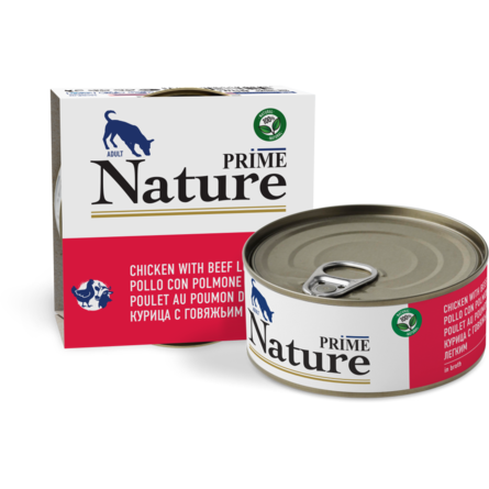 PRIME NATURE корм для собак, курица с говяжьим легким – интернет-магазин Ле’Муррр