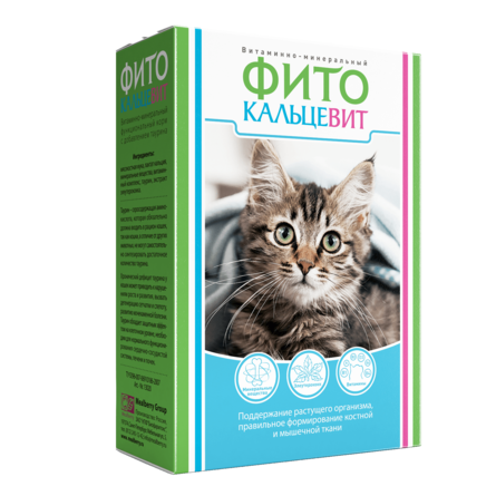 Фитокальцевит Минеральная добавка для кошек для здоровья зубов и костей – интернет-магазин Ле’Муррр